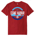 Mens Stone Harbor Afterglow Tee - Vintage Red