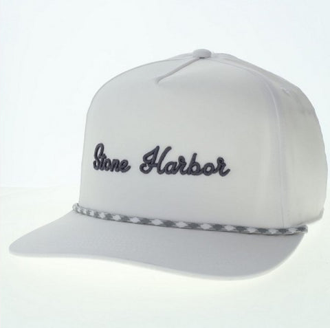 Caddy Stone Harbor White/Grey White Rope Hat