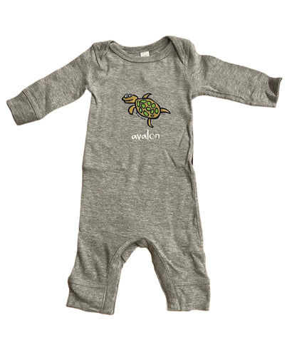 Avalon Infant Long Romper Turtle Heather