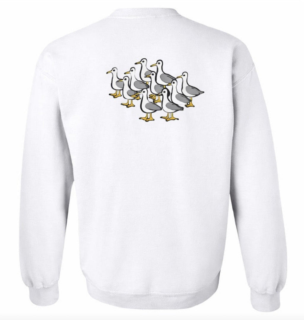 Kids Avalon Seagull Crew - White