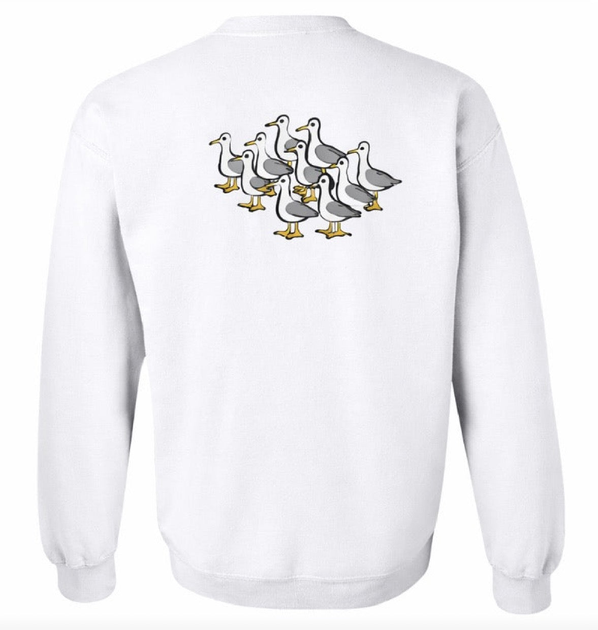 Kids Avalon Seagull Crew - White