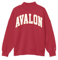 Womens Avalon Big Diana Mock Neck - Cardinal