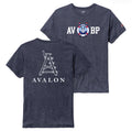 Mens AVBP Tee - Heather Lib Navy