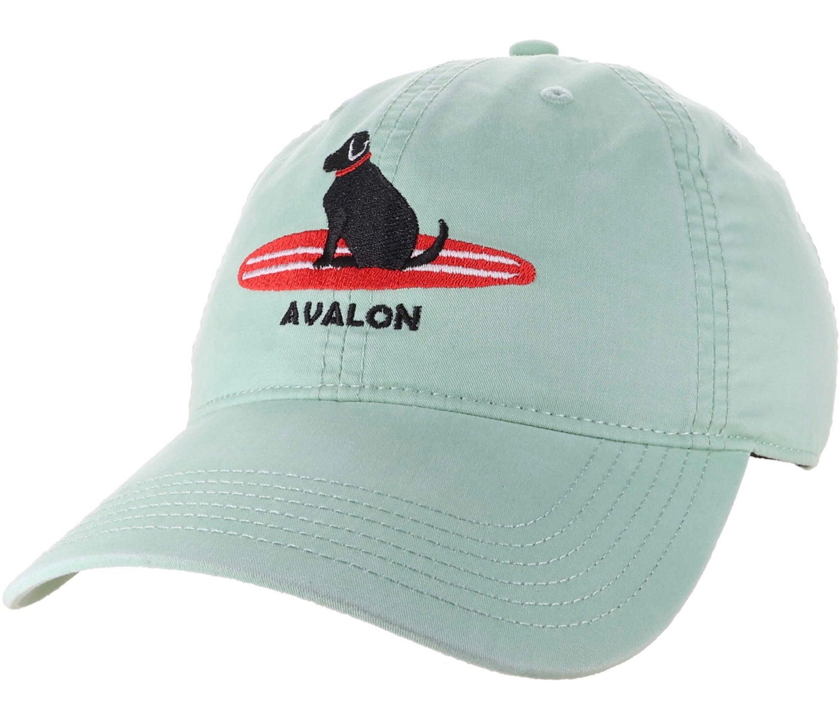Avalon Surfing Dog TTA Hat Aloe