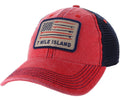 7 Mile Island Surfboard Flag DTA Scarlet/Navy
