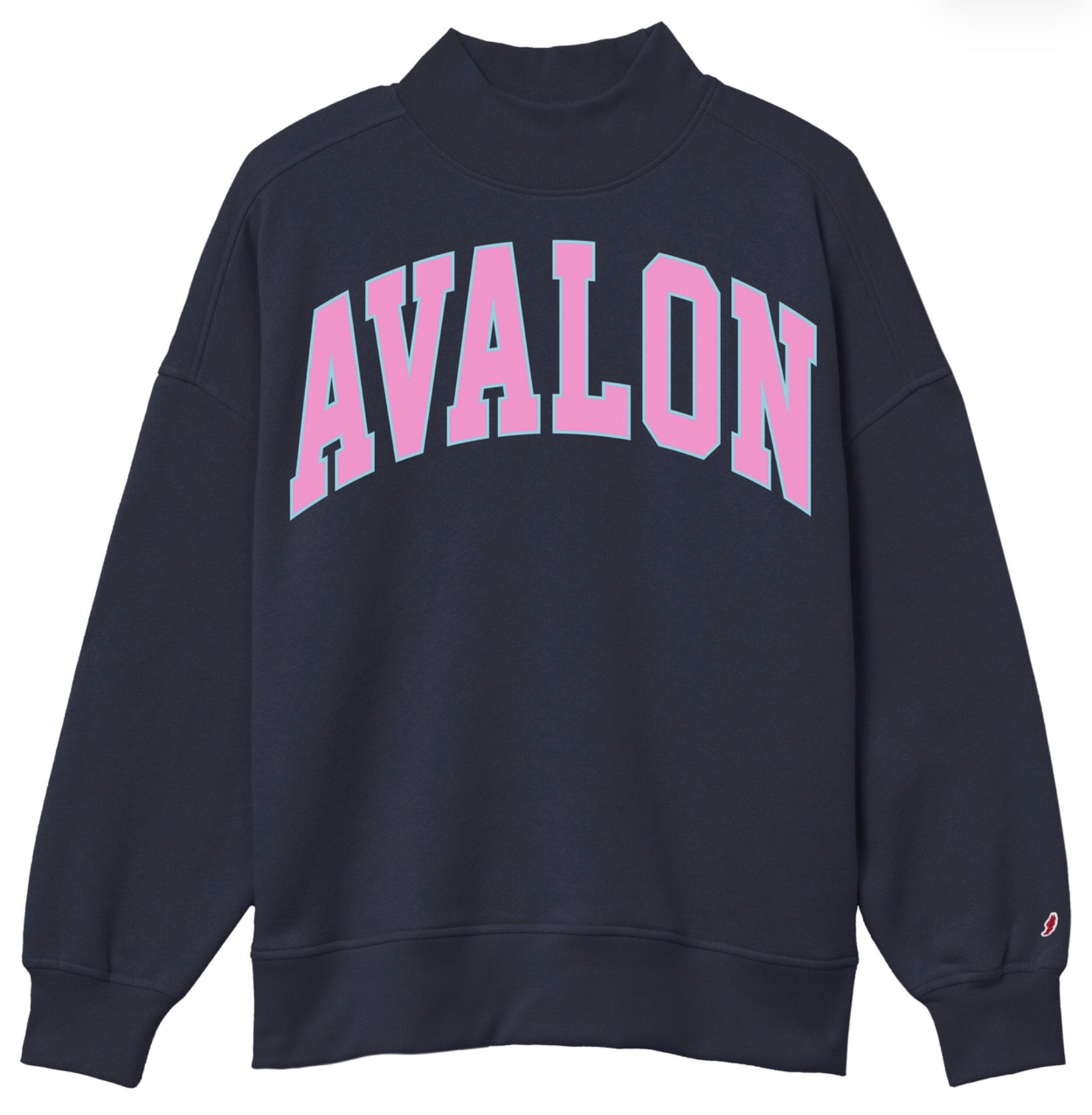 Womens Avalon Diana Mock - Navy