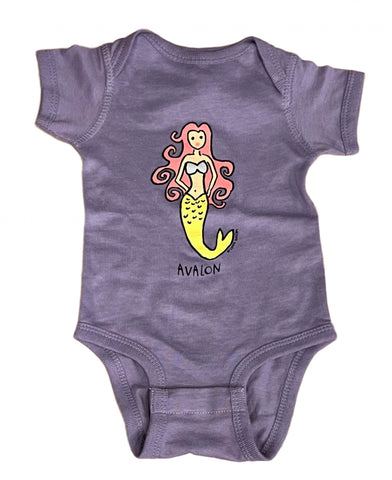 Avalon Onesie Mermaid Lavender