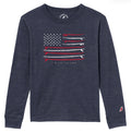 Kids 7 Mile Island Flag Long Sleeve Tee