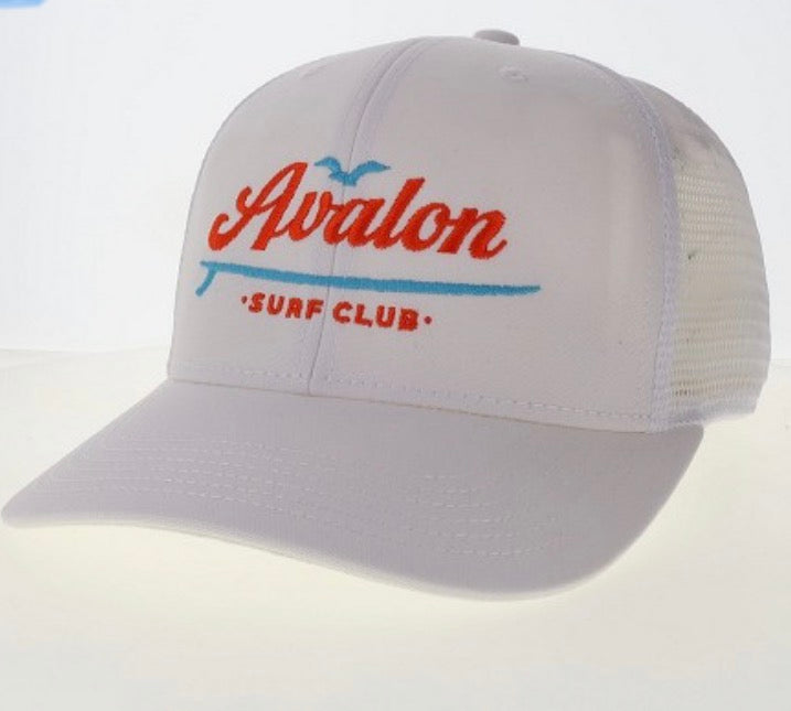 Mid Pro SnapBack Avalon Surf Club white