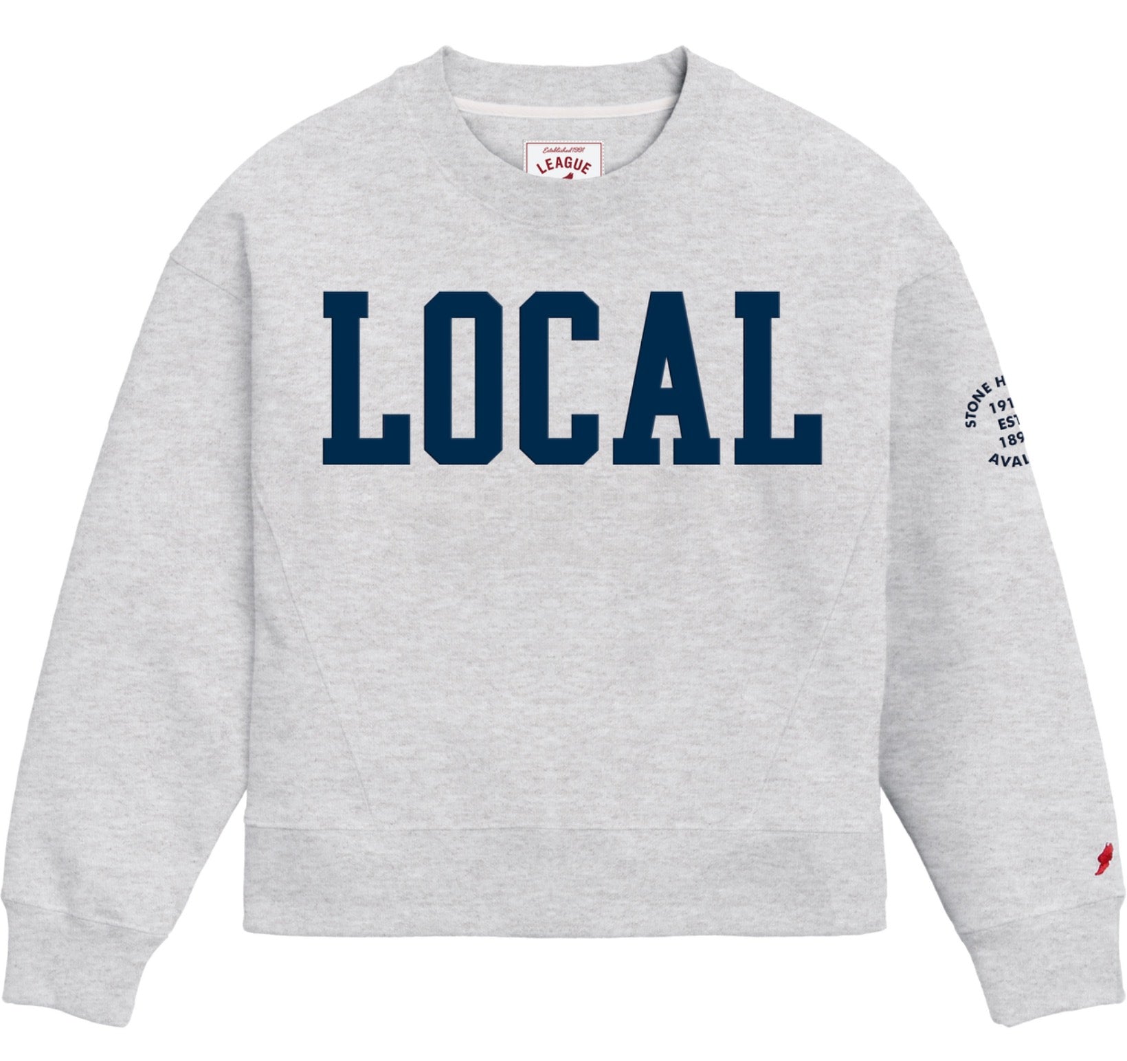 Womens Local Crewneck - Ash