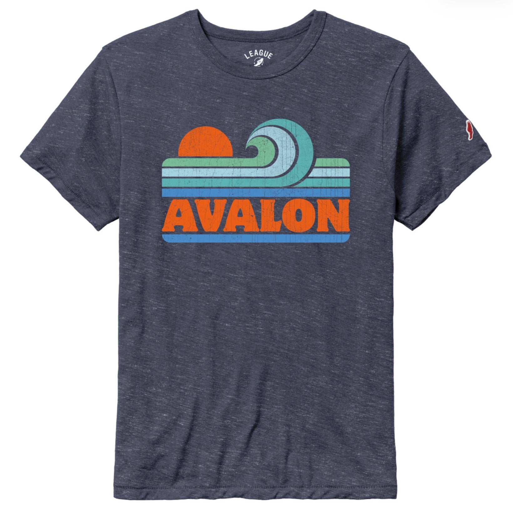 Mens Avalon Essentials New Wave - Heather Lib Navy