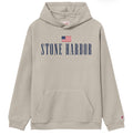 Unisex Stone Harbor Flag Hood - Pumice Stone