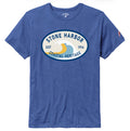Mens Stone Harbor Coastal Heritage Tee - Heather Bay Blue