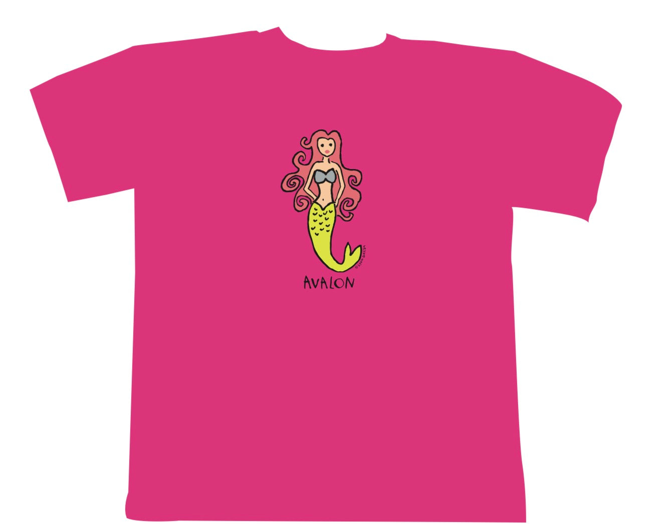 Avalon Kids Mermaid Neon Pink