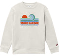 Kids Stone Harbor Wave Sweatshirt - Oatmeal Heather appliqué