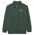 Mens Avalon Rower Quarter Zip-up - Dark Green