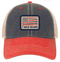 Women’s (smaller fit) Old Favorite Rucker Flag Navy/Scarlet