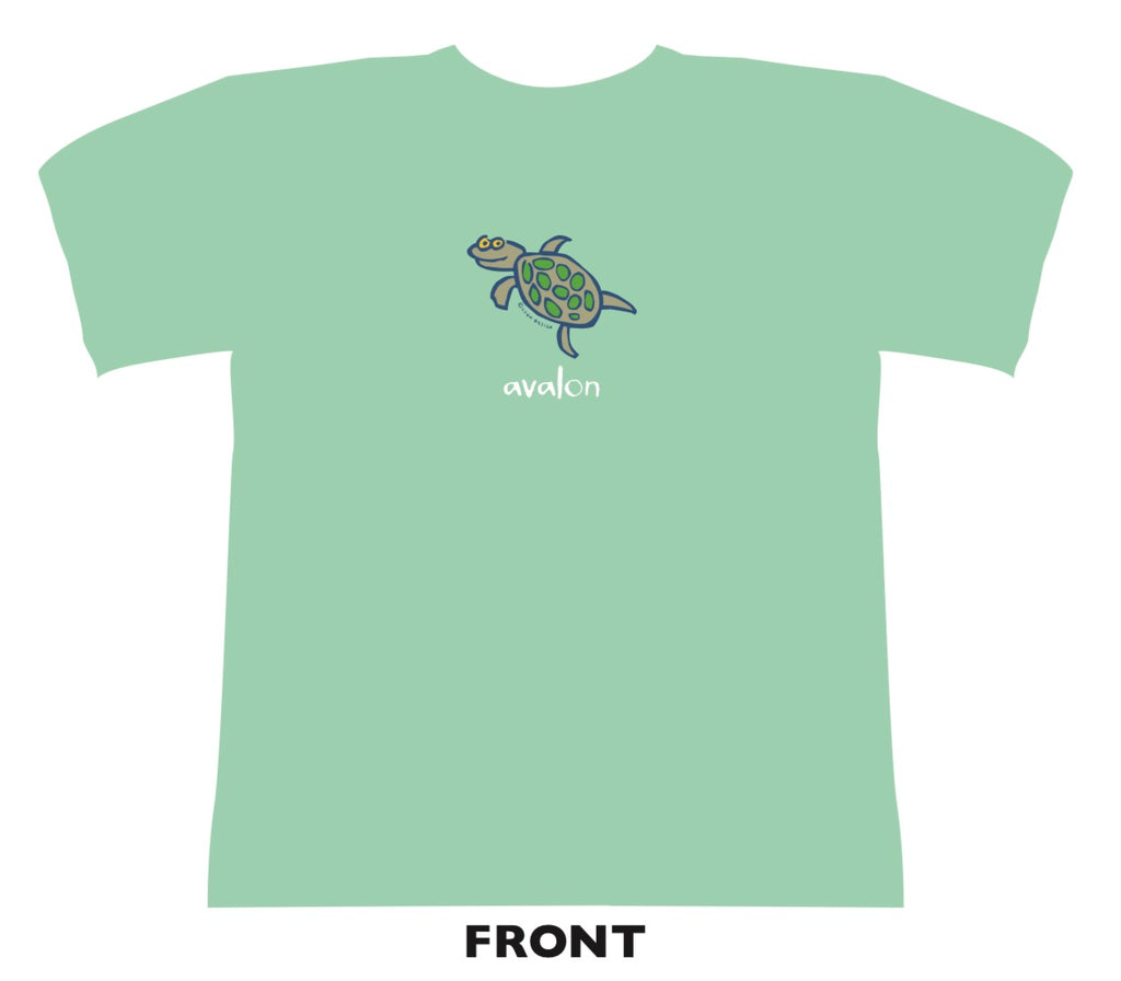 Avalon Kids Turtle Tee Island Reef (design on back too)