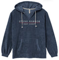 Womens Stone Harbor Bonfire Hood - Washed Denim