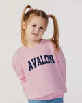 Avalon Toddler Crewneck Sweatshirt: Pink