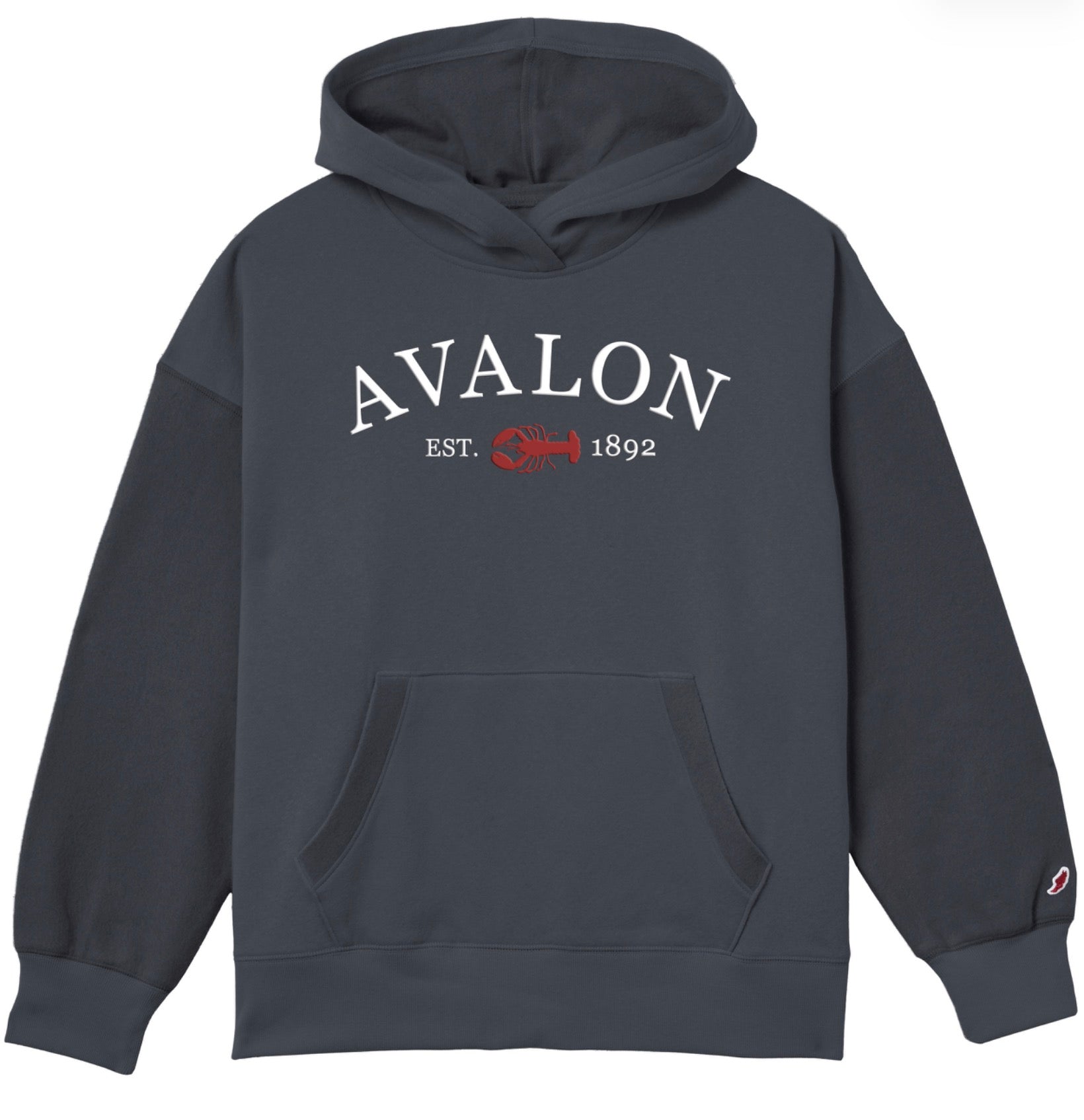 Womens Avalon Reverse Fleece Lobster Hood - Spring Navy