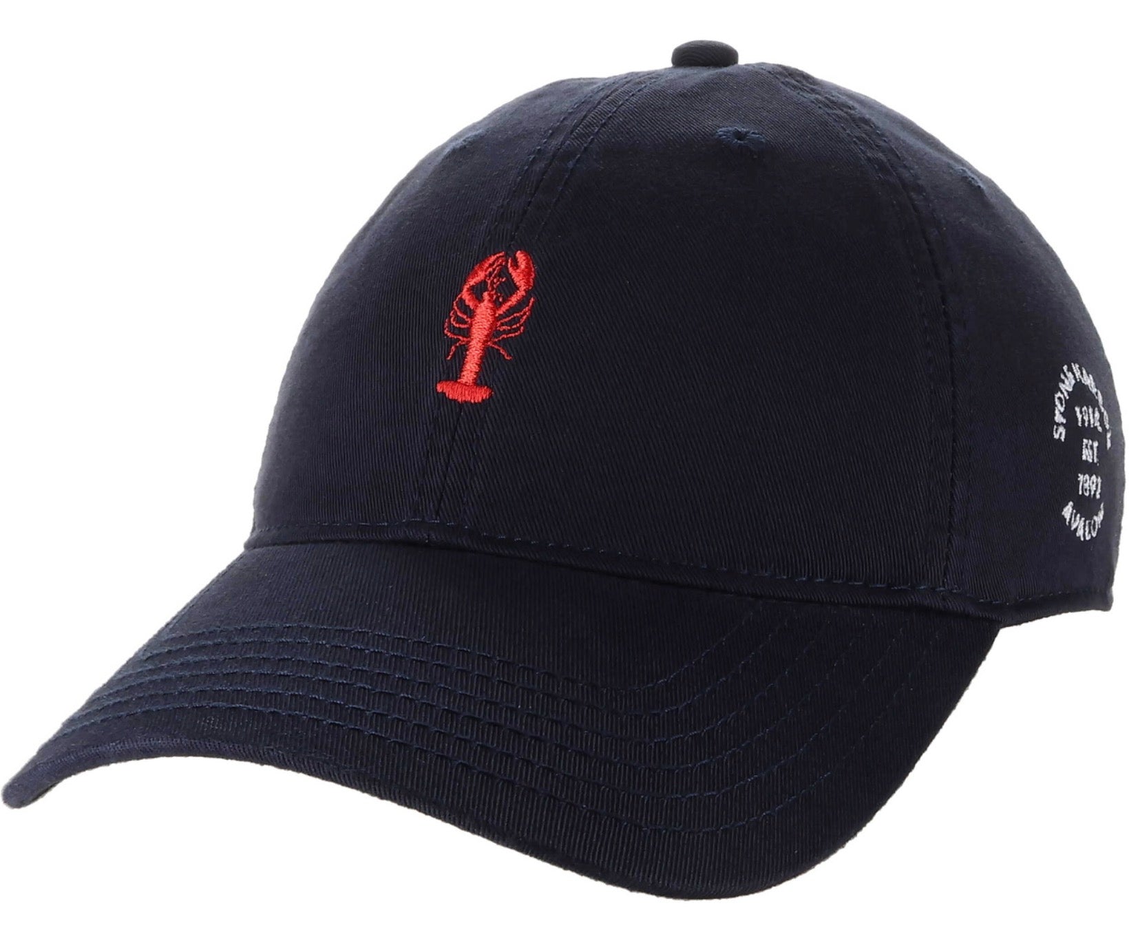 Lobster Hat in Navy (Stone Harbor Avalon on the side)
