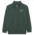 Mens Stone Harbor Rower Quarter Zip-up - Dark Green