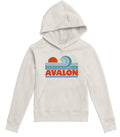 Kids Avalon Wave Hoodie - Oatmeal appliqué **New October’26