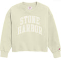 Womens Stone Reverse Fleece Collegiate- Limoncello