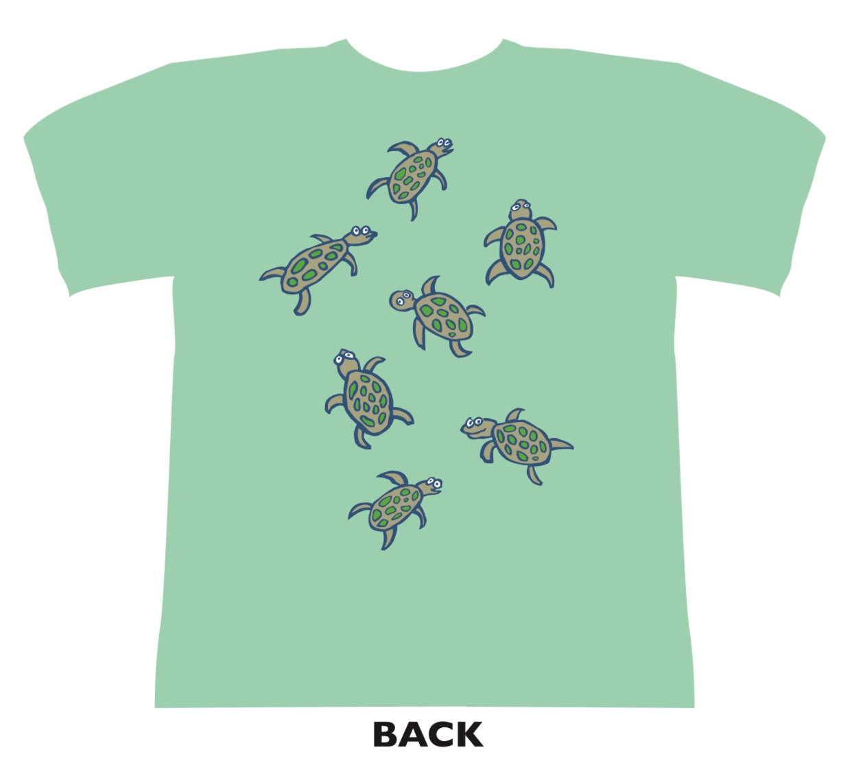 Stone Harbor Kids Turtle Tee Island Reef (design on back too)