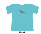Stone Harbor Kids Turtle Tee Lagoon (design on back too)