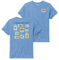 Mens Stone Harbor Matchbook Collector Tee - Heather Power Blue
