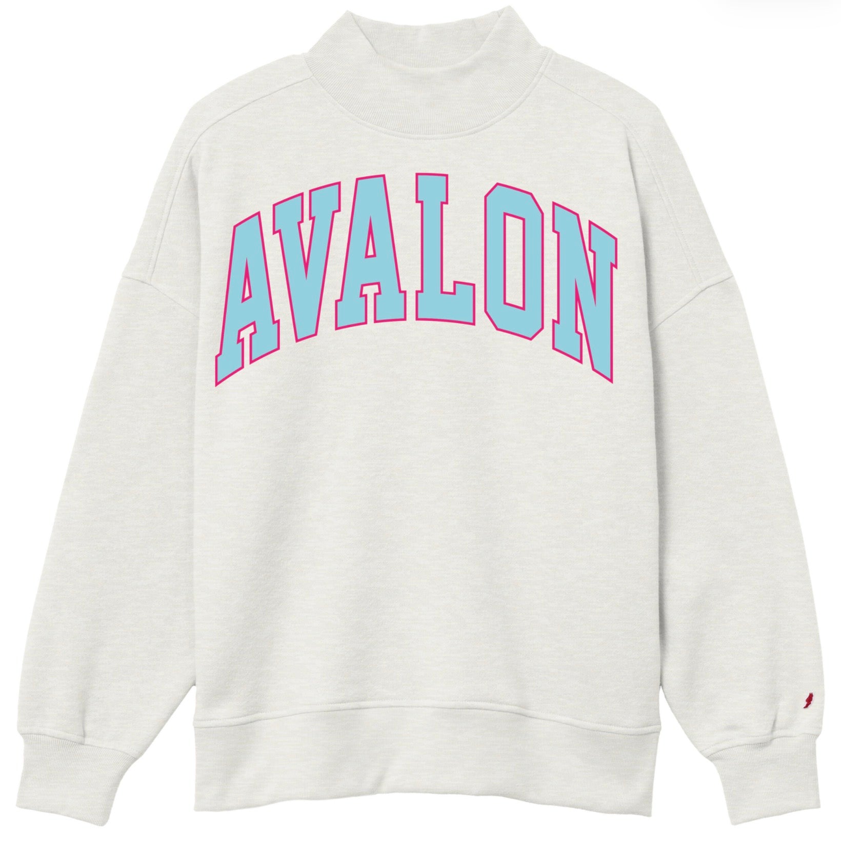 Womens Avalon Diana Mock - Heather Oatmeal
