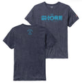 Mens The Shore East Coast Tee - Heather Lib Navy