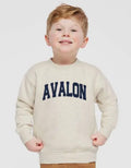 Avalon Toddler Crewneck Sweatshirt: Natural Heather