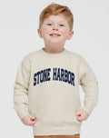 Stone Harbor Toddler Crewneck Sweatshirt: Natural Heather
