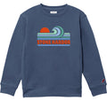 Kids Stone Harbor Wave Sweatshirt - Indigo appliqué