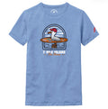 Kids Seagull Surf's Up Tee - Heather Power Blue