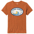 Mens Stone Harbor Coastal Heritage Tee - Heather Orange