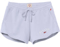 Womens Avalon Reverse Fleece Lobster Shorts - Cashmere Blue