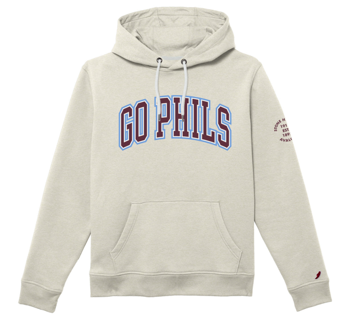 Unisex Go Phils 1991 Hood - Oatmeal