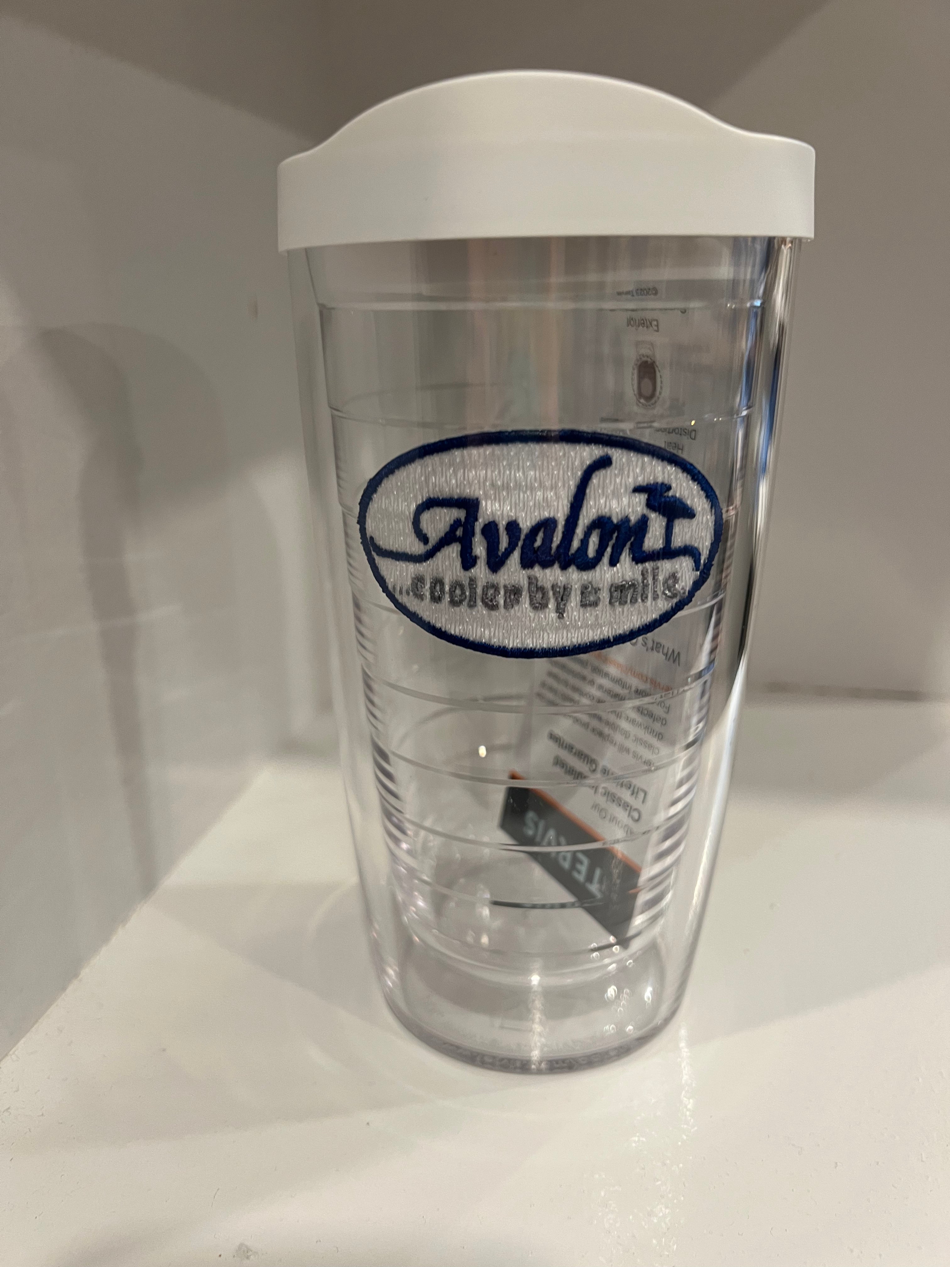 Tervis Avalon Welocome 24 ounce Tumbler with white lid