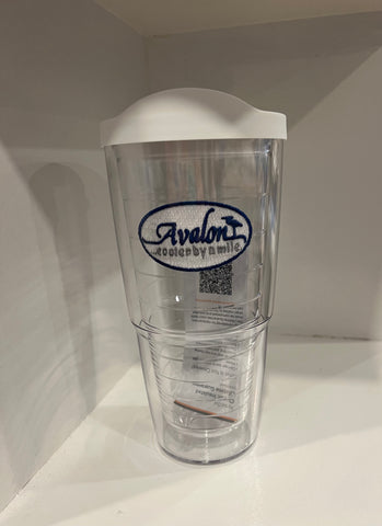 Tervis Avalon Welcome 16 ounce Tumbler with white lid