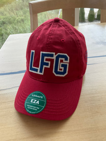 LFG hat red (Stone Harbor est. Avalon on side)