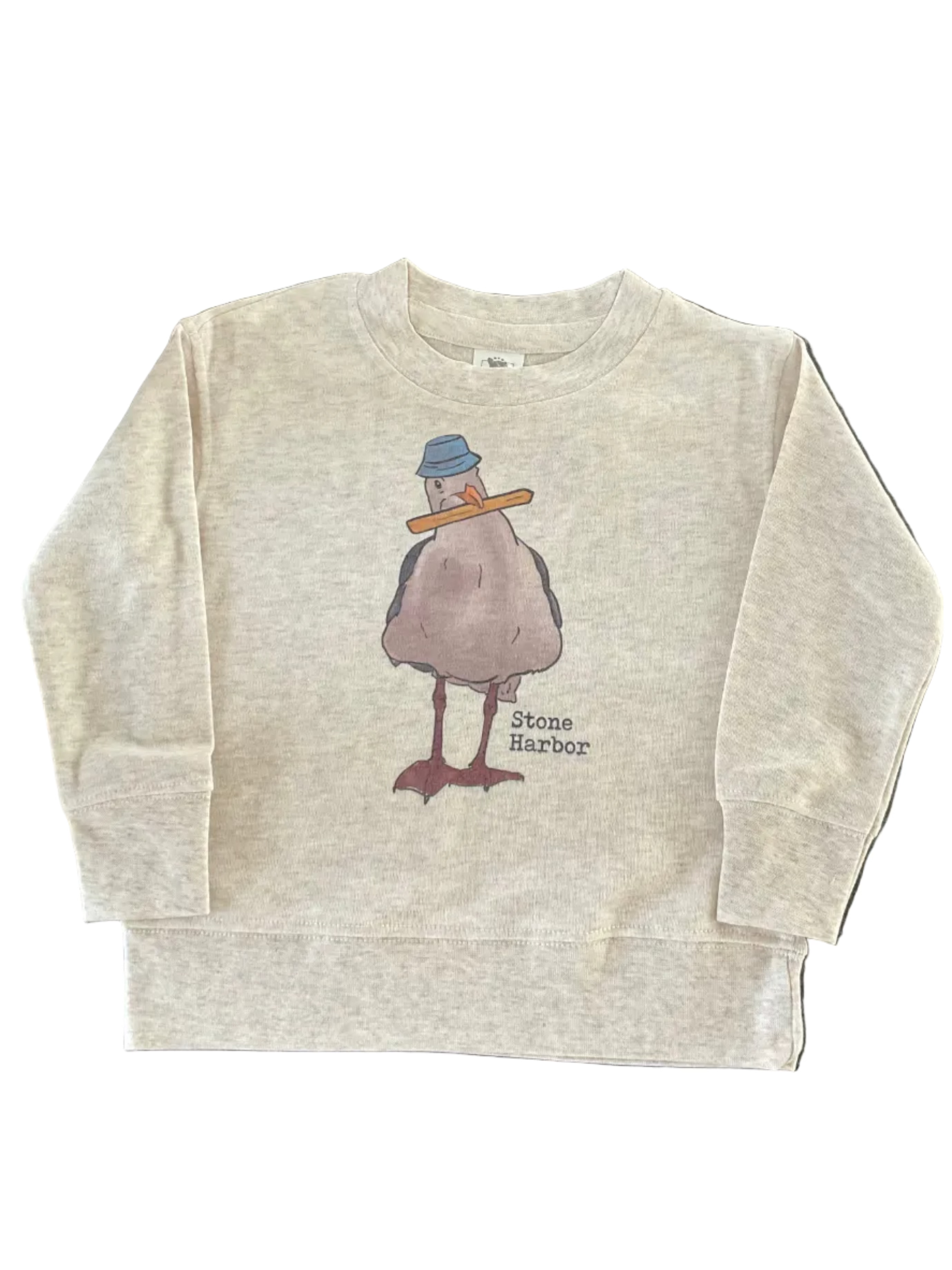 SH Sea Gull with French Fry Long Sleeve Toddler Tee