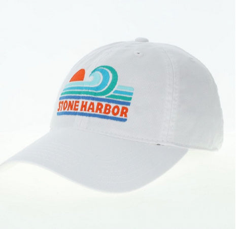 Stone Harbor White Wave EZA Hat adult