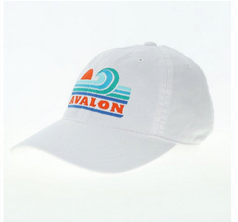 Kids Avalon White wave EZY Youth Hat
