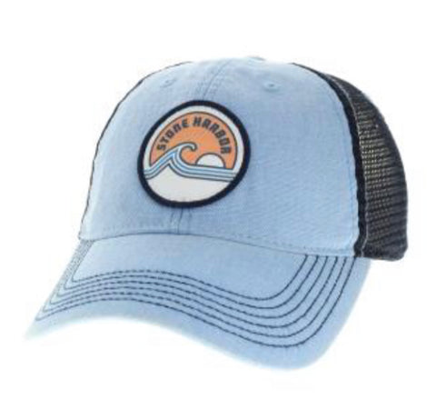 Stone Harbor DTA Trucker Hat Blue Circlescape