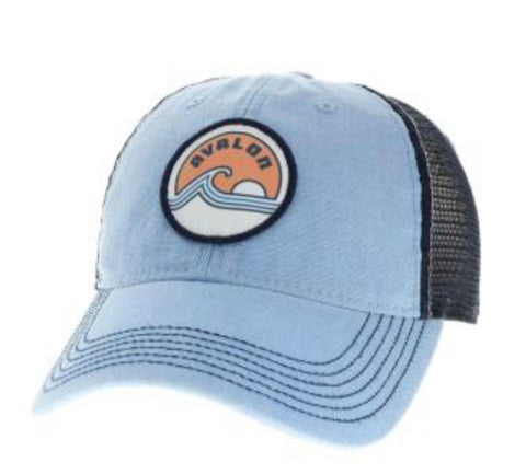 Avalon DTA Trucker Hat Blue Circlescape