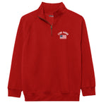 Men's Stone Harbor Flag Benchmark Quarter Zip - Red ** 20% END OF SUMMER SALE